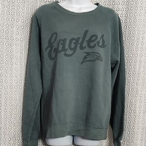 Eagles Crewneck Sweater in Forest Green